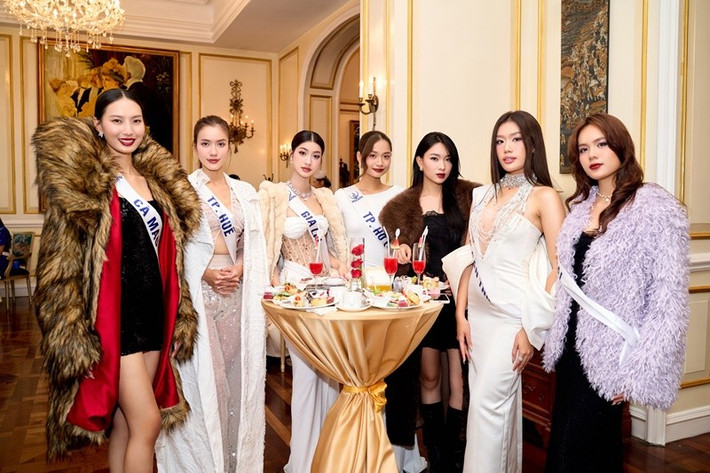 Trương Quí Minh Nhàn bước vào chung kết Hoa hậu Hoàn vũ Việt Nam 2025 vào vào tối ngày 21/6. Ảnh: Hoa hậu Hoàn vũ Việt Nam.