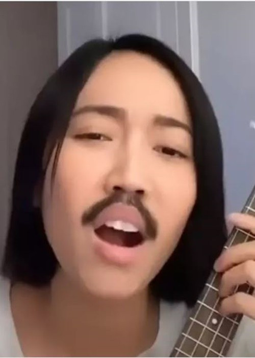 "Thánh lầy" Diệu Nhi khiến người hâm mộ cười nghiêng ngả khi hóa trang thành rapper Binz. Ảnh: Vietnamnet.