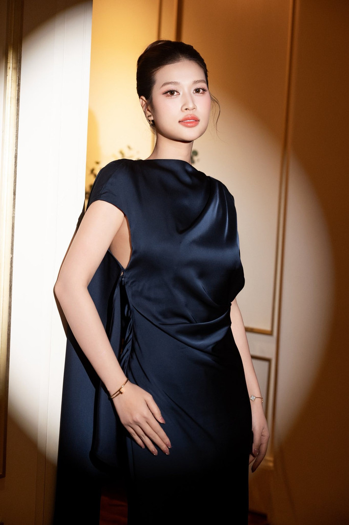 Đoàn Thiên Ân sinh năm 2000, cao 1m75, có số đo 88,5 – 66 – 98 cm. Cô gây chú ý khi đăng quang Miss Grand Vietnam 2022 và lọt top 20 Miss Grand International cùng năm. Ảnh: FB Thiên Ân.