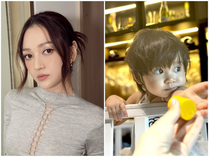 Giống Hồ Quỳnh Hương, Bảo Anh cũng gây ngỡ ngàng khi công khai con. Giọng ca sinh năm 1992 bí mật sinh con gái Misumi vào ngày 4/3/2023. Tháng 4/2024, Bảo Anh trượt tay khoe ái nữ trên mạng xã hội. Ảnh: FB Bảo Anh.