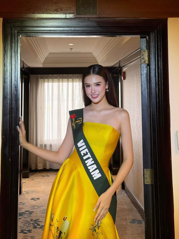 Trước đó, trong bảng dự đoán đầu tiên của Missosology về Miss Earth, Mỹ Anh xếp thứ 11. Ảnh: FB Mỹ Anh.