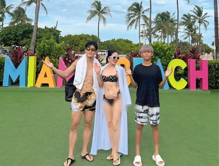 Lệ Quyên đi hát kết hợp nghỉ dưỡng cùng Lâm Bảo Châu và Kỳ Anh. Ảnh: Instagram Lệ Quyên.