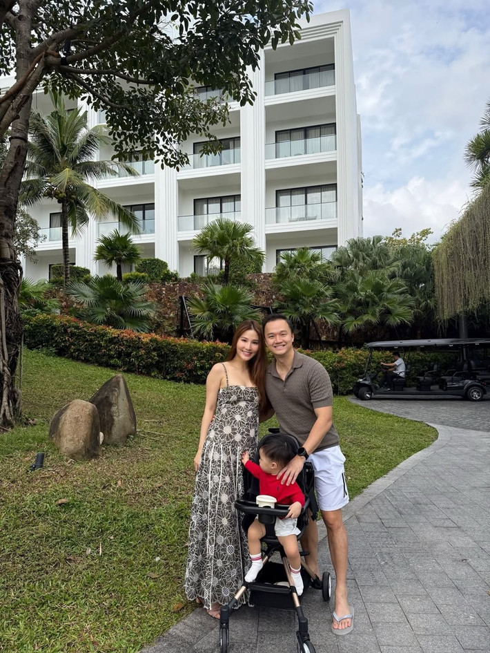 Diễm My và doanh nhân Vinh Nguyễn hiện tại có cuộc sống hôn nhân viên mãn. Ảnh: Instagram Diễm My.
