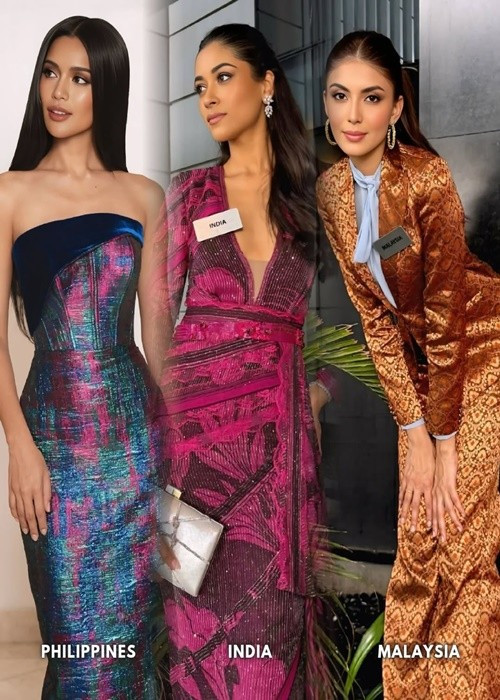 Đa số thí sinh Miss World 2025 lựa chọn trang phục thanh lịch, gợi cảm. Ảnh: Missosology.