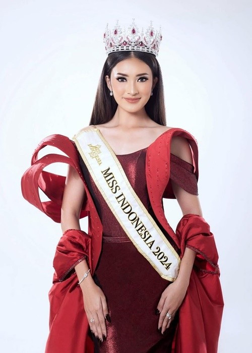 Hoa hậu Indonesia Monica Kezia Sembiring vào top 40 Miss World 2025. Ảnh: Instagram Kezia Sembiring.