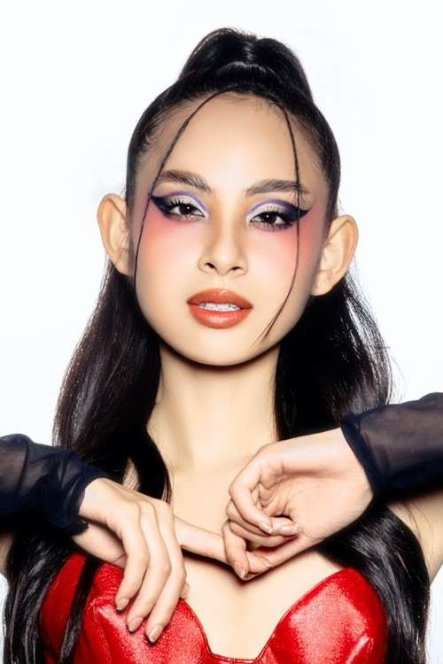 Năm 2023, Hương Liên tham gia cuộc thi The Face Vietnam, thuộc đội của huấn luyện viên Vũ Thu Phương. Ảnh: Vietnamplus.