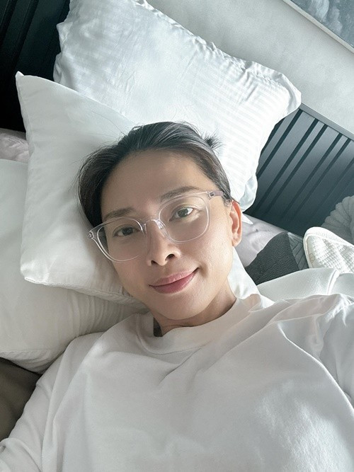 Ngô Thanh Vân khoe hình ảnh tươi tắn trở lại sau 3 tuần sinh nở. Ảnh: FB Ngô Thanh Vân.