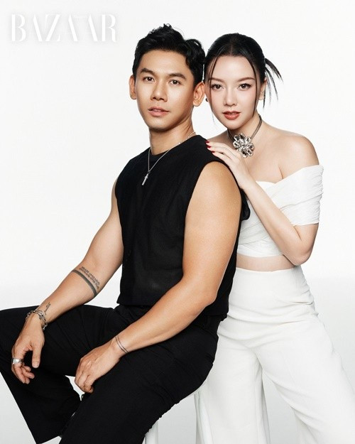 Băng Di chia sẻ trên Vietnamnet, cô gặp Đại Nhân năm 20 tuổi, khi tham gia diễn xuất trong một MV ca nhạc của anh. Ảnh: Harper’s Bazaar Việt Nam.