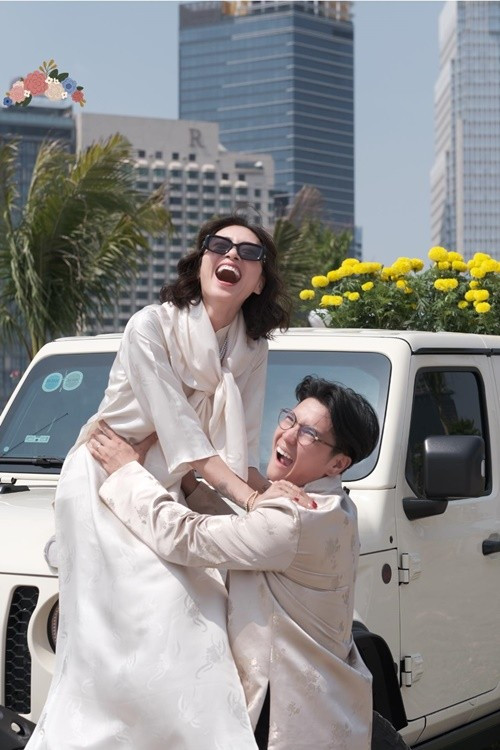 Nhiều người cho rằng Ngô Thanh Vân sướng như bà hoàng khi kết hôn với Huy Trần. Ảnh: FB Ngô Thanh Vân.