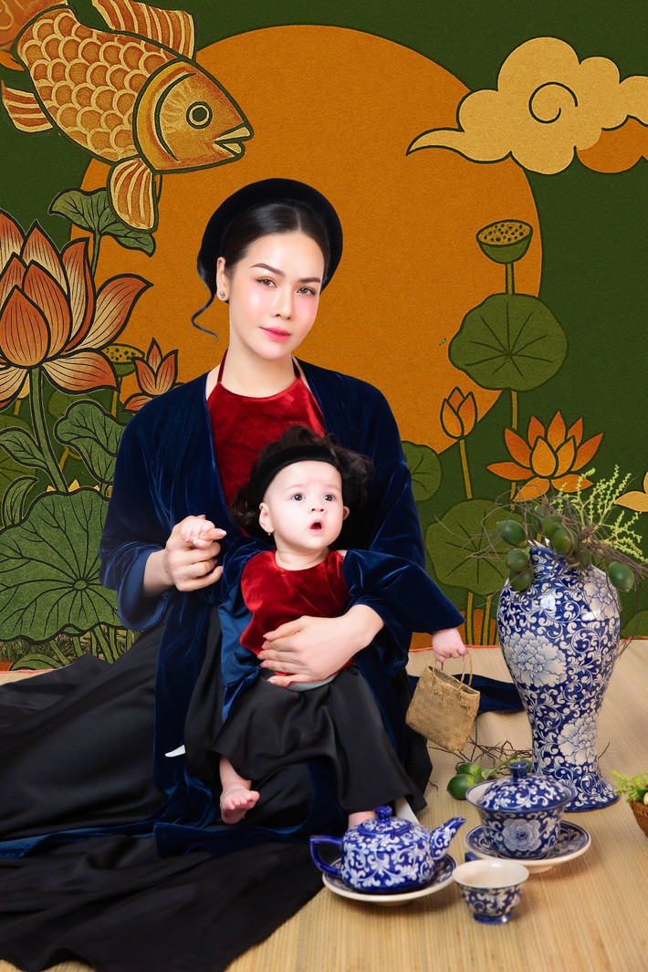 Bé Julia chào đời vào tháng 1/2025, sở hữu nhiều nét đẹp của Nhật Kim Anh. Ảnh: FB Nhật Kim Anh.