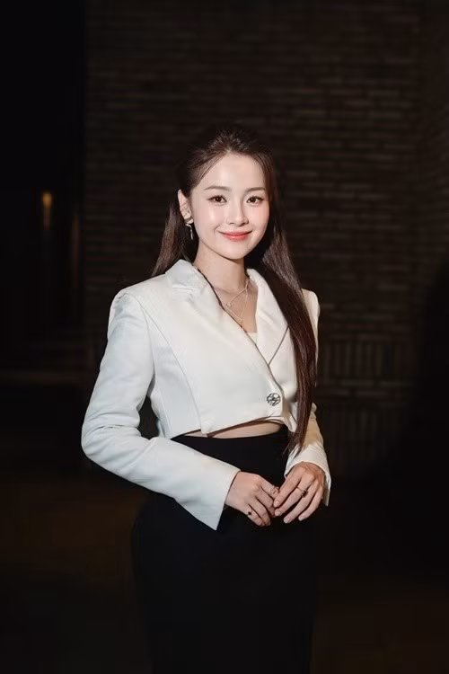 Tam Triều Dâng chia sẻ trên VTV, nếu như cô chưa khẳng định bất cứ thông tin gì về chuyện tình cảm thì tất cả chỉ là tin đồn và không đúng sự thật. Ảnh: FB Lê Tam Triều Dâng.