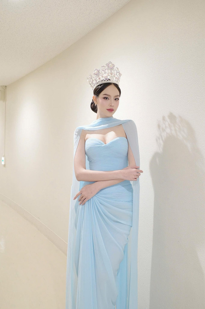 Ngoài Hoa hậu Việt Nam 2022, Thanh Thủy còn là Hoa hậu Quốc tế 2024. Ảnh: FB Thanh Thủy.