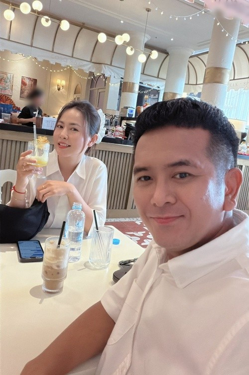 Tuệ Tâm xuất hiện với hình ảnh dịu dàng bên Hùng Thuận.