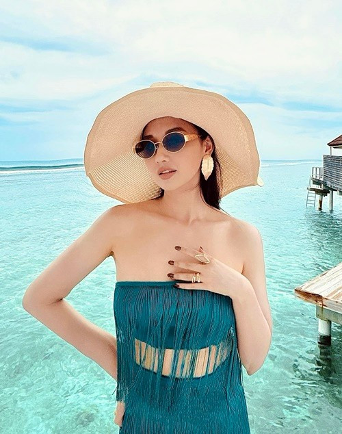 Lã Thanh Huyền vẫn giữ được sự trẻ trung, ngày càng mặn mà, quyến rũ. Ảnh: FB Lã Thanh Huyền.