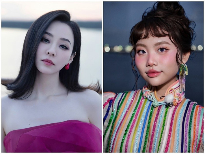 Phương Mỹ Chi khiến giám khảo Trương Lương Dĩnh nhún nhảy theo khi trình diễn mashup Lý Bắc bộ (Bà còng đi chợ trời mưa, Lý cây đa, Bà rằng bà rí, Đẩy xe bò). Ảnh: FB Phương Mỹ Chi.