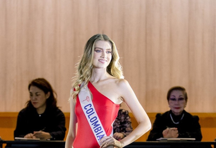 Mỹ nhân Colombia được đánh giá cao nhờ phong độ ổn định, nhan sắc rạng rỡ ở Hoa hậu Quốc tế 2025. Ảnh: Miss International.