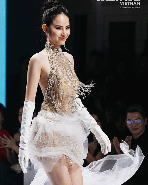 Hương Liên bị loại trong tập 9 The Face Vietnam trước khi bước vào vòng chung kết cuộc thi. Ảnh: Instagram Hương Liên.