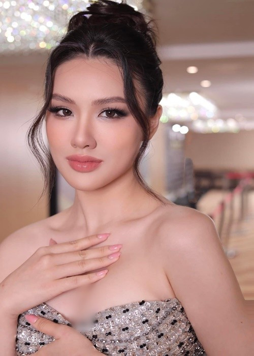 Mỹ Anh bất ngờ khi được chọn là đại diện Việt Nam ở Hoa hậu Trái đất 2025. Ảnh: FB Mỹ Anh.