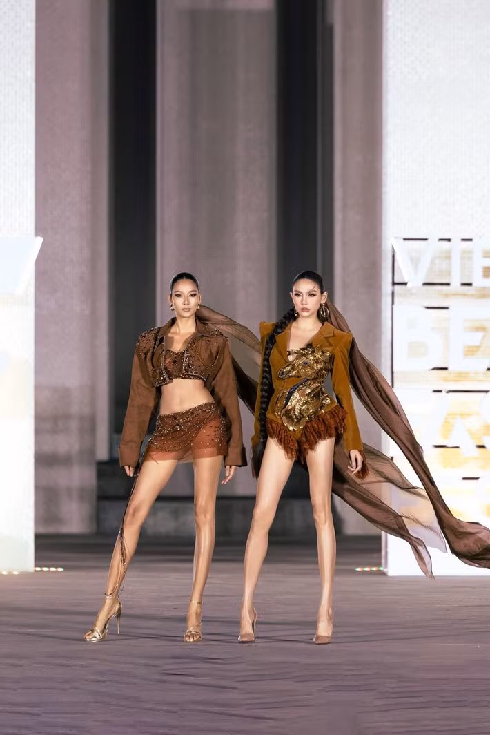 Hoàng Thùy cho rằng Võ Hoàng Yến là top 1 siêu mẫu tại Việt Nam ở thời điểm hiện tại, có lẽ khó có ai đủ sức vượt qua. Ảnh: FB Võ Hoàng Yến.