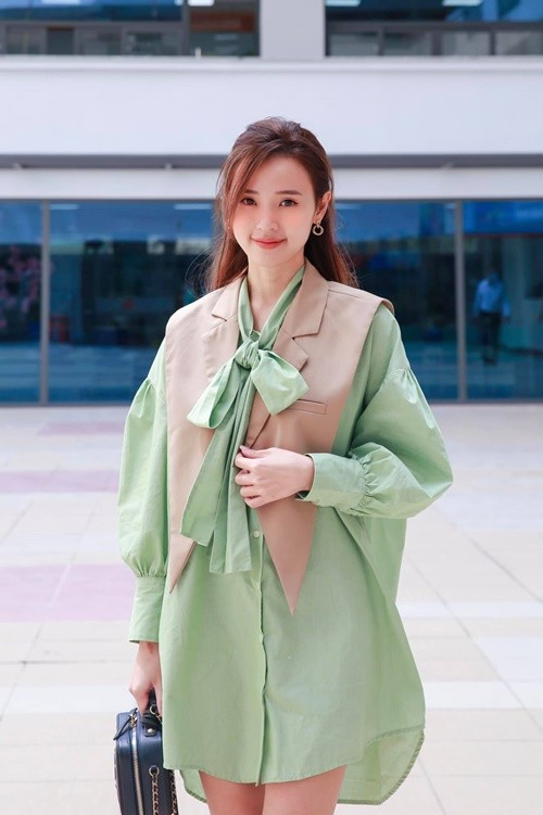 Khi biết giảng viên là Midu, sinh viên siêng năng đến lớp hơn. Ảnh: FB Midu.