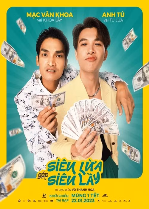 Một số dự án phim ảnh nổi bật của chồng Diệu Nhi gồm Cua lại vợ bầu, Siêu lừa gặp siêu lầy, Chị Mười Ba: 3 ngày sinh tử, Gặp lại chị bầu. Ảnh: FB Anh Tú.