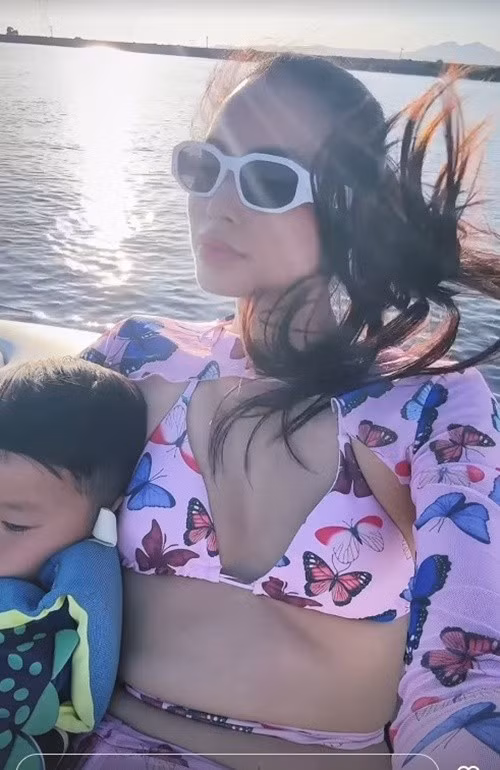 Ở Mỹ từ năm 2018, nàng hậu sinh năm 1991 có cuộc sống xa hoa bên gia đình nhỏ. Ảnh: Instagram Phạm Hương.