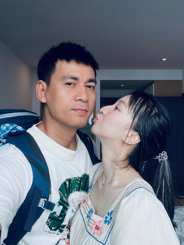 "Bữa cơm trưa tôi được nhà vợ quan tâm, rất đầy đủ dinh dưỡng. Tôi không ở chung với nhà vợ mà ở riêng nhưng thường xuyên qua lại", Người Đưa Tin dẫn lời Ngọc Thuận. Ảnh: FB Ngọc Thuận.