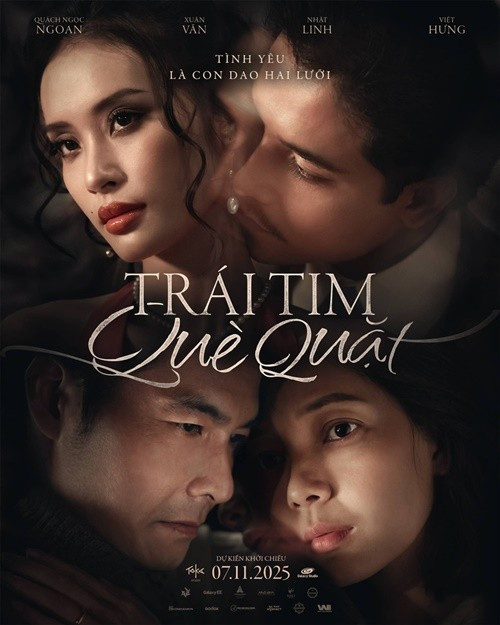 Trước Thiên đường máu, Quách Ngọc Ngoan đóng phim Trái tim què quặt ra rạp vào tháng 11/2025. Ảnh: An Ninh Thủ Đô.