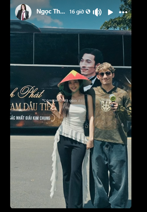 Trên trang cá nhân, ca sĩ Ngọc Kayla vừa đăng tải hình ảnh bên Liên Bỉnh Phát. Ảnh: FB Ngọc Kayla.