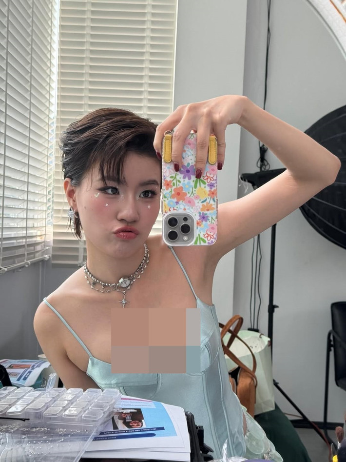 Sau khi cắt tóc ngắn, rapper Pháo mang đến hình ảnh cá tính rõ nét. Ảnh: Instagram Pháo.