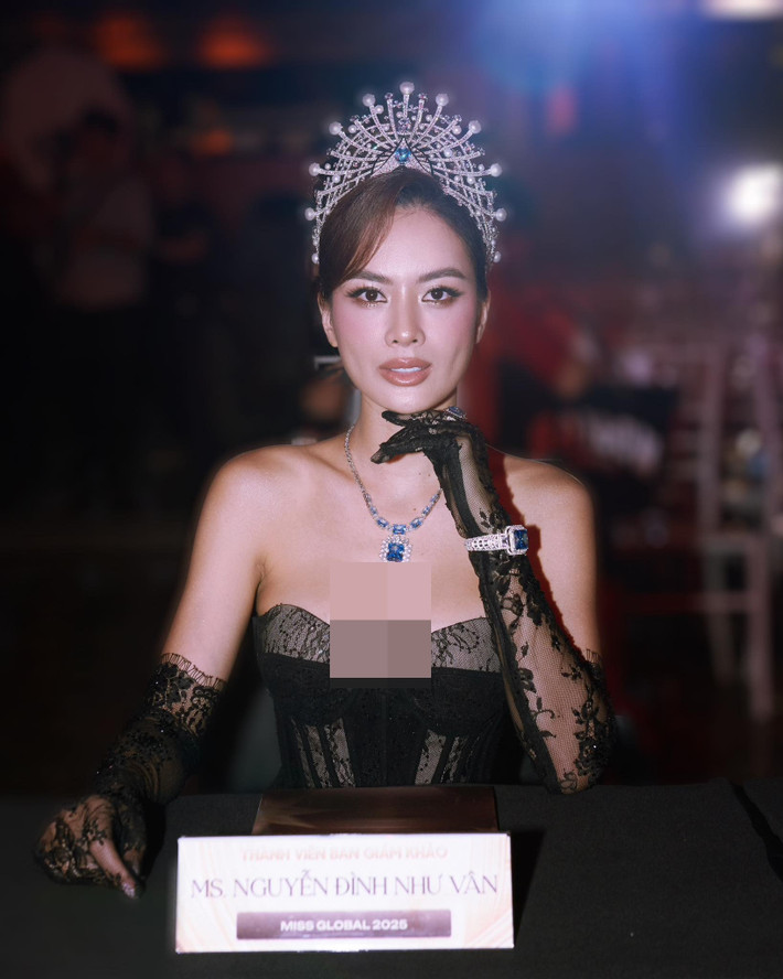 Với vai trò Miss Global 2025, Như Vân có lịch trình bận rộn, đặc biệt thường xuyên công tác nước ngoài.