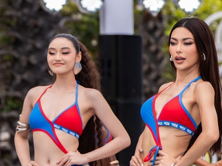 Yến Nhi hoàn thành tốt phần thi áo tắm. Ảnh: Miss Grand International.