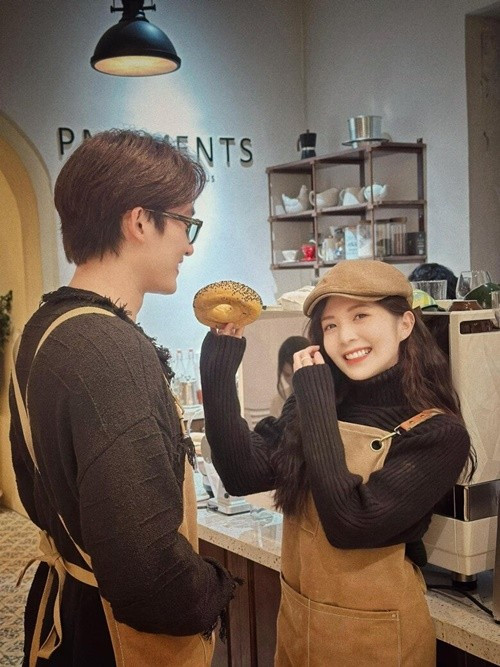 Ngọc Huyền và Đình Tú đóng chung một số phim như Đừng nói khi yêu và Cha tôi, người ở lại. Ảnh: FB Ngọc Huyền.