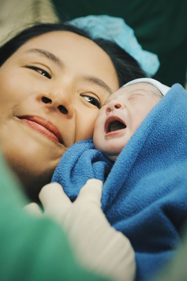 Hoa hậu Ngọc Hân sinh con trai đầu lòng - bé Pi vào ngày 28/8/2025.