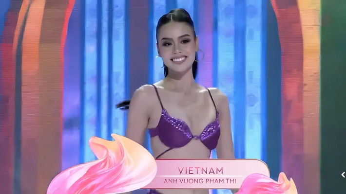 Á hậu Ánh Vương vào top 10 Miss Asia Pacific International 2024. Ảnh: VTV.