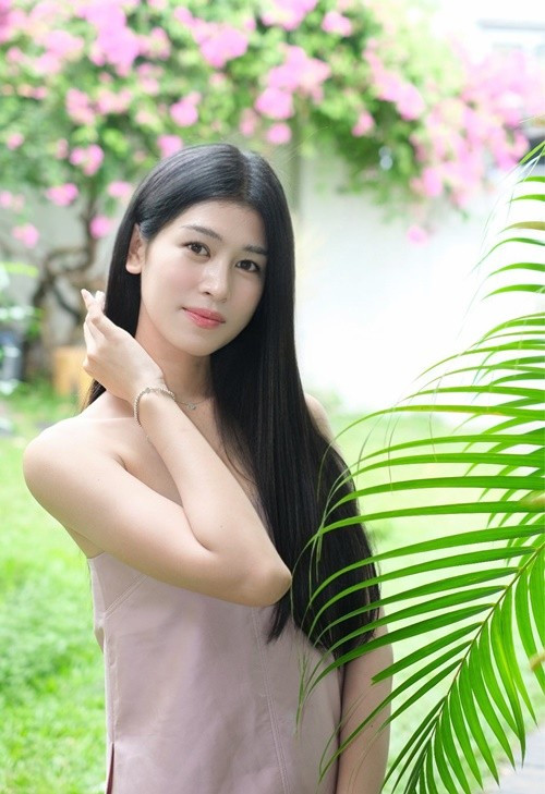 Hoa hậu Việt Nam 2024 là cuộc thi nhan sắc đầu tiên của cô gái 19 tuổi. Ảnh: FB Thanh Thảo.