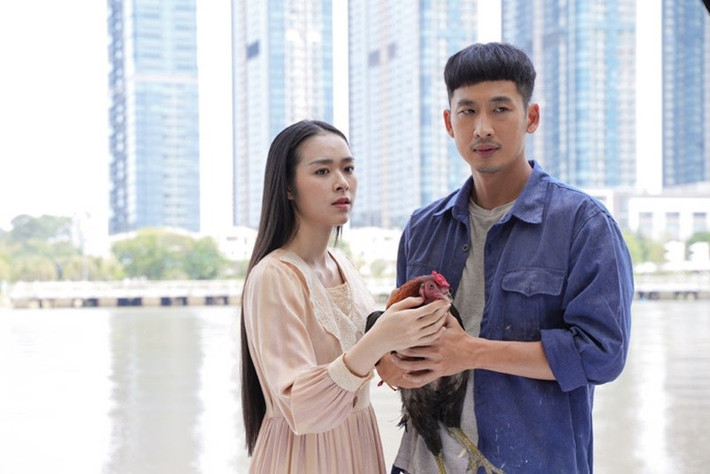 Trong phần 1 Làm giàu với ma ra mắt năm 2024, Diệp Bảo Ngọc đóng vai ma nữ. Ảnh: Vietnamnet.