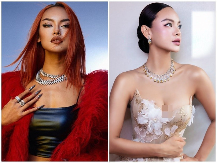 Á hậu Mai Ngô nâng ngực và sửa mũi. "Lý do tôi quyết định phẫu thuật thẩm mỹ là muốn nâng cấp bản thân. Tôi nghĩ, thẩm mỹ sẽ làm diện mạo sẵn có của mình trở nên hoàn hảo hơn", cô nói. Nhờ phẫu thuật thẩm mỹ, Mai Ngô sở hữu vòng một căng đầy, chiếc mũi cao, thon gọn hơn. Ảnh: FB Mai Ngô.