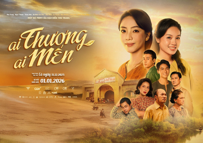 Trong Ai thương ai mến, Thu Trang đóng vai nữ chính. Theo Harper’s Bazaar Việt Nam, Mến là chị cả trong gia đình bỗng trở thành trụ cột khi cha mẹ qua đời do tai nạn, một mình gồng gánh nợ nần. Ngay trong đám tang của gia đình Mến, chủ nợ vẫn kéo đến đòi nợ. Cao trào được đẩy lên khi nhân vật chủ nợ của Tiến Luật ép Thương phải đi đến lựa chọn cực đoan để giải quyết số nợ. Ảnh: FB Tiến Luật.