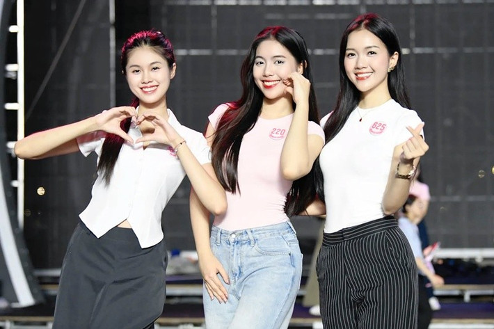 Trần Ngọc Châu Anh, Hồ Ngọc Phương Linh, Nguyễn Hoàng Mỹ Vân, Trần Thị Huyền Cơ, Nguyễn Thanh Thảo, Hoàng Thị Tú Anh, Phạm Thị Thanh Xuân cũng được kỳ vọng làm nên chuyện trong chung kết Hoa hậu Việt Nam 2024. Ảnh: Hoa hậu Việt Nam.