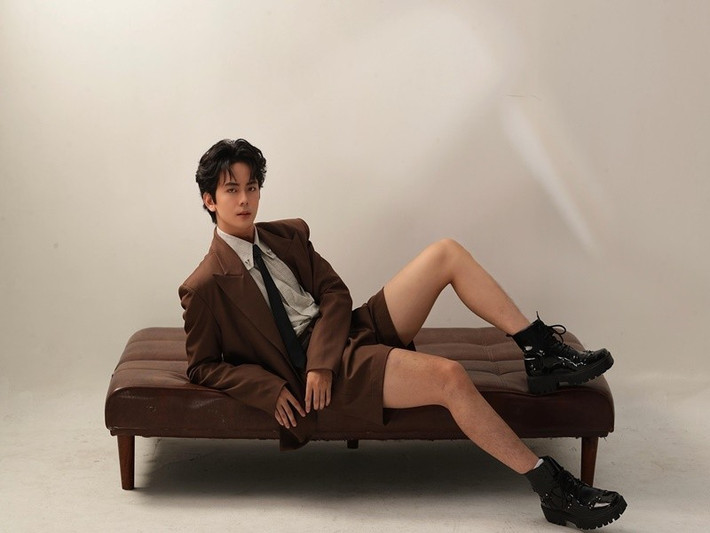 Hoàng Long từng lọt top 5 cuộc thi The Next Gentleman - Quý ông Hoàn mỹ 2024. Ảnh: FB Lê Hoàng Long.