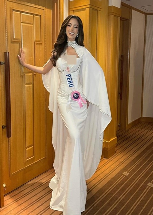 Trong bảng dự đoán lần thứ 6 của Missosology về cuộc thi Miss International 2025, mỹ nhân Peru Nathie Quijano xếp thứ 2. Ảnh: Instagram Nathie Quijano.