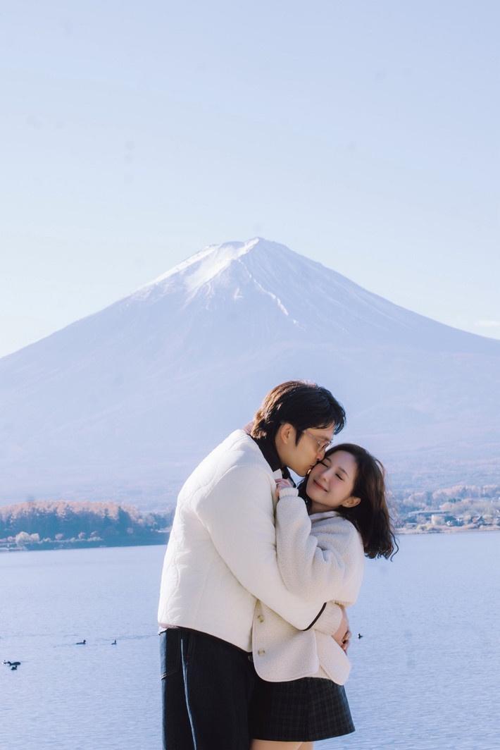 Ít tháng trước, Ngọc Huyền bày tỏ với Đình Tú về mong muốn được trở lại Nhật Bản sau đám cưới. Ảnh: FB Đình Tú.