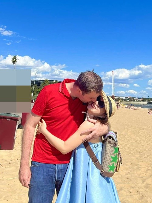 Trước khi ly thân, Lan Phương và chồng Tây thường xuyên đi du lịch. Ảnh: FB Lan Phương.