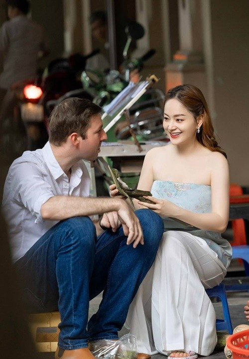 "Lan Phương là lý do để tôi trở về nhà, lý do để tôi cố gắng làm tốt tất cả mọi việc", David bày tỏ. Ảnh: FB Lan Phương.