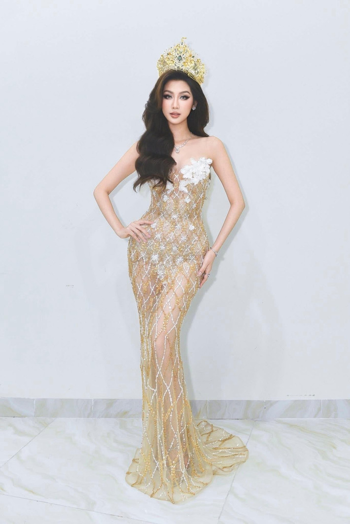 Quế Anh thăng hạng nhan sắc sau 1 năm đoạt vương miện Miss Grand Vietnam 2024. Ảnh: FB Quế Anh.