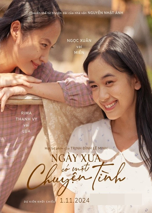 Trong Ngày xưa có một chuyện tình, Rima Thanh Vy đóng vai Lụa. Theo Người Lao Động nhân vật Lụa là chị gái của nữ chính Miền (Ngọc Xuân đóng), yêu say đắm một người nhưng bị gia đình ngăn cản. Ảnh: FB Rima Thanh Vy.