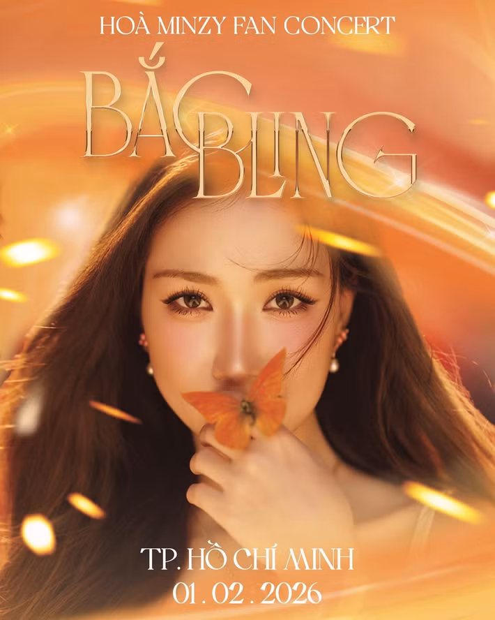 Ngày 24/12, Hòa Minzy gây chú ý khi chia sẻ thông tin sẽ tổ chức fan concert đầu tiên vào tháng 2/2026.