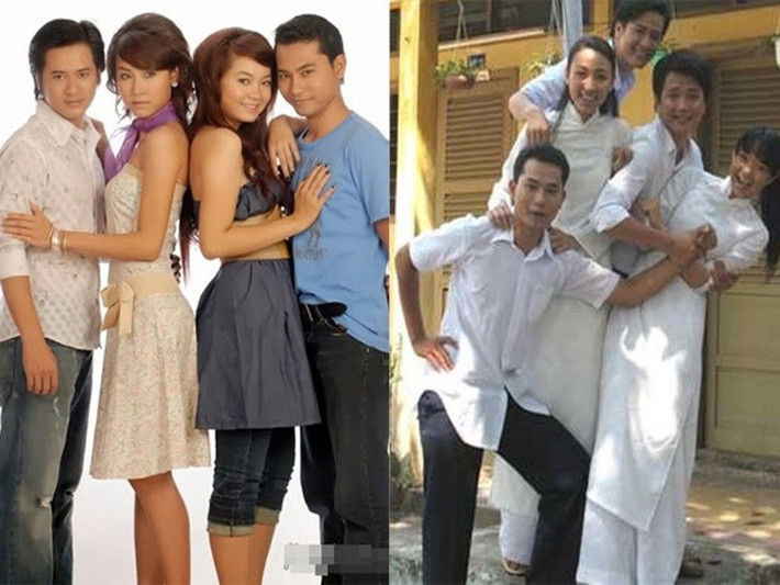 Huỳnh Đông và Minh Hằng gặp lại nhau khi cùng tham gia chương trình Bước nhảy hoàn vũ năm 2012. Ảnh: Thế Giới Trẻ.