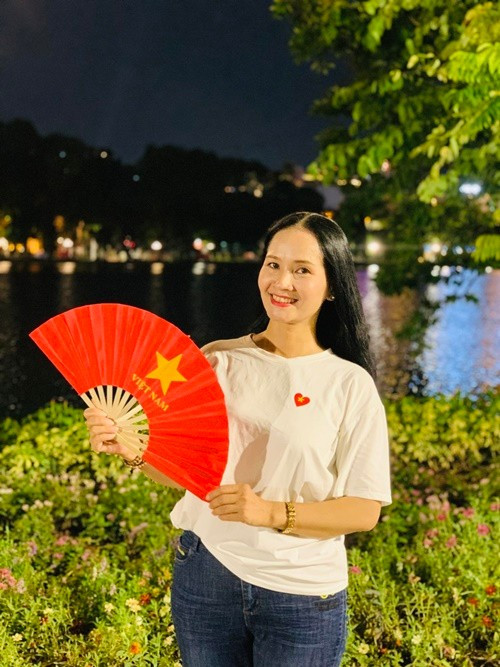 Diễn viên Minh Nguyệt kín tiếng về chuyện tình cảm. Ảnh: FB Minh Nguyệt.